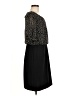 Connected Apparel 100% Polyester Polka Dots Black Cocktail Dress Size 8 (petite) - photo 4