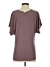 Studio Y Brown Short Sleeve T-Shirt Size XS - photo 2