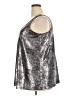 Roaman's Metallic Silver Sleeveless Blouse Size 18 (L) - photo 5