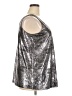 Roaman's Metallic Silver Sleeveless Blouse Size 18 (L) - photo 4