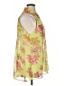 metaphor 100% Polyester Floral Green Sleeveless Blouse Size XL - photo 4