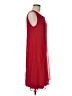 J. Peterman 100% Polyester Solid Red Casual Dress Size 8 - photo 4
