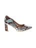 Alfani Animal Print Teal Heels Size 7 - photo 1