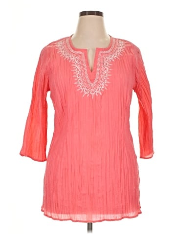Cato 3/4 Sleeve Blouse (view 1)
