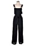 Derek Heart Solid Black Jumpsuit Size S - photo 1