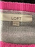 Ann Taylor LOFT 100% Cotton Stripes Pink Pullover Sweater Size XS - photo 7