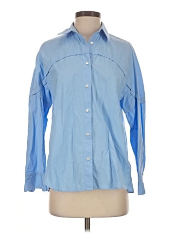 LOULOU STUDIO Long Sleeve Button-Down Shirt (view 1)