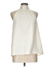 Gap 100% Polyester Ivory Sleeveless Blouse Size L - photo 1