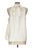 Gap 100% Polyester Ivory Sleeveless Blouse Size L - photo 2