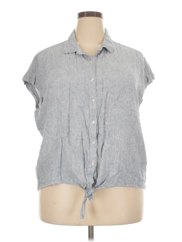 Weatherproof Sleeveless Button-Down Shirt (view 1)