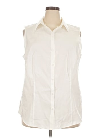 Talbots Sleeveless Button-Down Shirt (view 1)