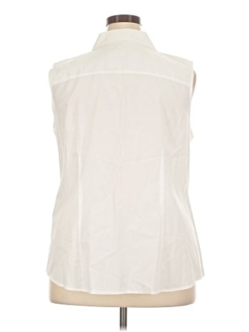 Talbots Sleeveless Button-Down Shirt (view 2)