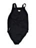 Speedo Black One Piece Swimsuit Size 10 - photo 2