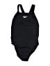 Speedo Black One Piece Swimsuit Size 10 - photo 1