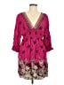 Umgee 100% Rayon Paisley Pink Cocktail Dress Size M - photo 1