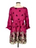 Umgee 100% Rayon Paisley Pink Cocktail Dress Size M - photo 2