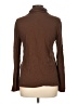 Madewell 100% Cotton Brown Long Sleeve Turtleneck Size L - photo 2