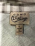Como Vintage Plaid Gray Long Sleeve Blouse Size L - photo 7