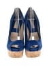 Michael Kors 100% Leather Blue Wedges Size EU 39 1/2 - photo 2