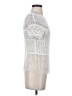 Bebe Ivory Short Sleeve Top Size XS - photo 4