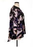 Jennifer Lopez 100% Polyester Floral Black Long Sleeve Blouse Size 1X - photo 4