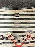 Tea 100% Cotton Stripes Gray Dress Size 10 - photo 3