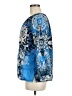 Ali Miles 100% Polyester Blue 3/4 Sleeve Blouse Size M - photo 5