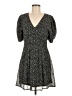Entro 100% Polyester Polka Dots Black Casual Dress Size M - photo 1