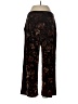 Susan Graver Paisley Black Velour Pants Size L (petite) - photo 2