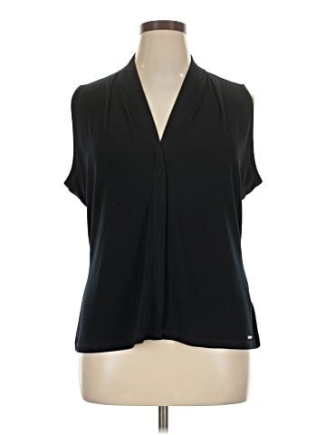 Calvin Klein Short Sleeve Blouse (view 1)
