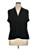Calvin Klein Black Short Sleeve Blouse Size XL - photo 1