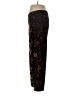 Susan Graver Paisley Black Velour Pants Size L (petite) - photo 5
