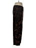 Susan Graver Paisley Black Velour Pants Size L (petite) - photo 4