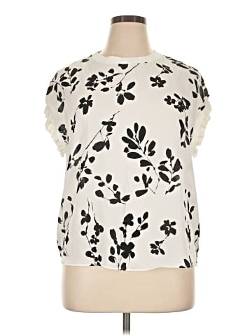 Tahari Short Sleeve Blouse (view 1)