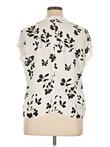 Tahari Short Sleeve Blouse (view 2)