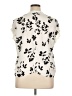Tahari 100% Polyester Ivory Short Sleeve Blouse Size XL - photo 2