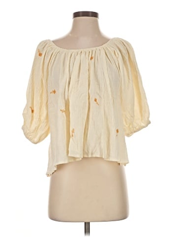By Together 3/4 Sleeve Blouse (view 1)