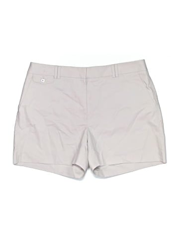 White House Black Market Khaki Shorts (view 1)