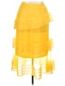Unbranded 100% Polyester Yellow Casual Skirt Size XXL - photo 1