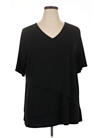 Susan Graver Short Sleeve Top (view 1)