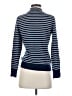 Madison Grey Stripes Blue Turtleneck Sweater Size S (petite) - photo 2