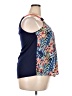 Rewind 100% Polyester Blue Sleeveless Blouse Size XXL - photo 4