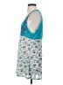 Nick & Mo Teal Sleeveless Top Size S - photo 5