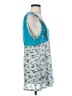 Nick & Mo Teal Sleeveless Top Size S - photo 4