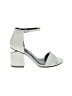 Alexander Wang 100% Leather Silver Sandals Size EU 38 - photo 1
