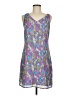 Apostrophe 100% Polyester Paisley Purple Cocktail Dress Size 8 - photo 1
