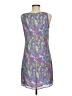 Apostrophe 100% Polyester Paisley Purple Cocktail Dress Size 8 - photo 2