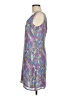 Apostrophe 100% Polyester Paisley Purple Cocktail Dress Size 8 - photo 5