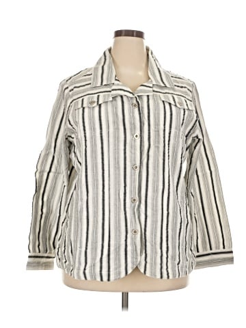 Denim 24/7 3/4 Sleeve Button-Down Shirt (view 1)