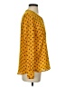 Dna Couture 100% Polyester Polka Dots Yellow Long Sleeve Blouse Size S - photo 4